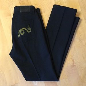 LRL | Lauren Ralph Lauren Jeans Co. Modern Slim Snake Embroidered